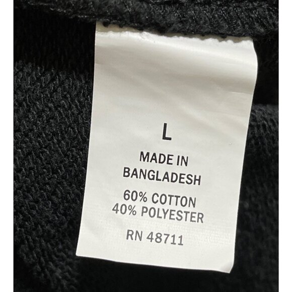 New Common Identity Shorts Size L Large Black Sweat Athletic Men's Pull-On - Picture 5 of 6